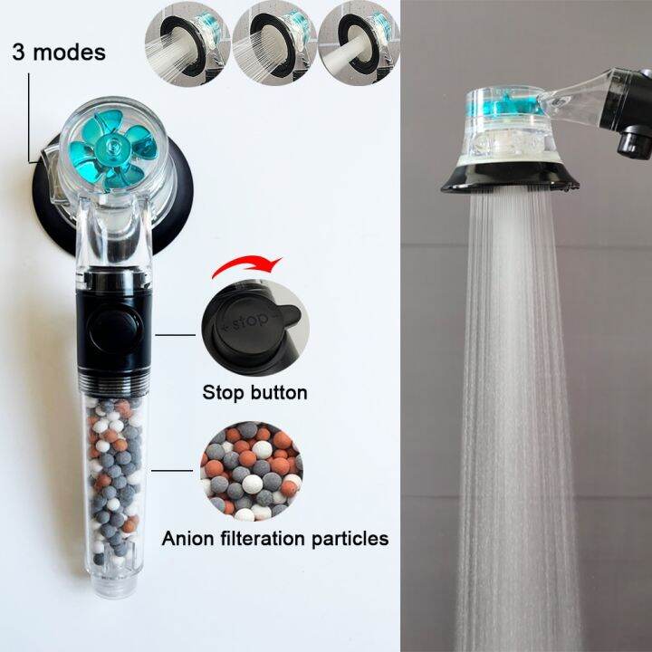 3-modes-turbo-propeller-bathroom-shower-head-high-pressure-water-saving-spa-shower-one-key-stop-with-filter-handheld-shower-head-showerheads