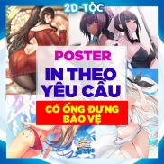 Tranh Poster Đặt In theo yêu cầu Tranh treo tường dán tường Anime Manga