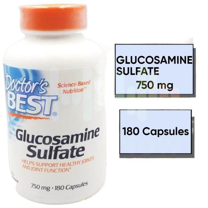 COD Doctors Best Glucosamine Sulfate 750 mg 180 Capsules Lazada PH