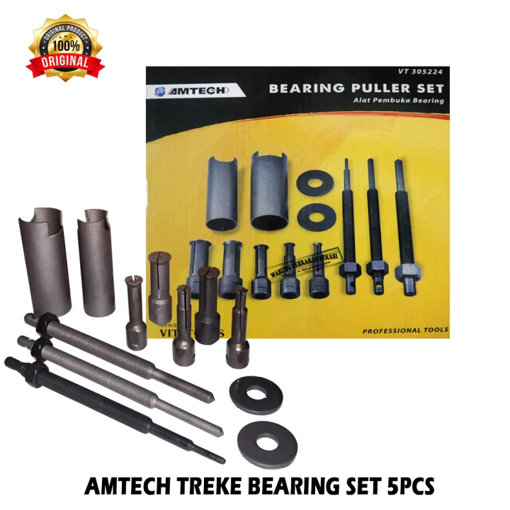 Amtech / IWA Treker Bearing Puller Mata Set 5Pcs Alat Pembuka Laher Set