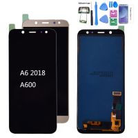 สำหรับ Samsung Galaxy A6 A600ส่วนที่เอาออกได้หน้าจอดิจิตอลสัมผัสหน้าจอ Lcd สำหรับ Samsung A6 A600f A600fn Lcd