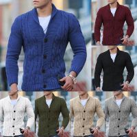 ✴◄ Sweaters men 39;s knitting cardigan sweaters slimming men 39;s solid color slimming sweaters personality European and American coat