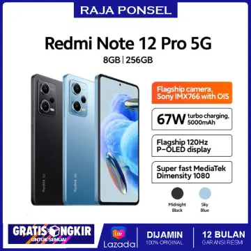 Jual Xiaomi Redmi Note 12 pro 5g 8/256gb New Garansi Resmi - Kab