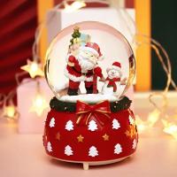 Christmas Crystal Ball Music Box Music Box for Girls Boys Girls Children Creative Small Gift Kindergarten toy