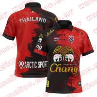 New Mens polo blouse summer Short Sleeve Tshirt Tops Thai elephant Polo Shirt printing Fashion Chang Beer wind Short Sleeve Lapel blouse