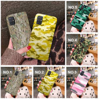 Casing หรับ iPhone 11 12 Mini X Xs XR Pro Max 6+ 6s+ 7+ 8+ 6 7 8 Plus 5 5s SE 2020 NS5 Army Green Camouflage Pattern Phone เคสโทรศัพท์ อ่อนนุ่ม TPU Black ปก