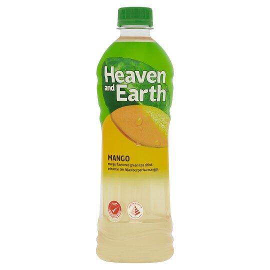 Heaven and Earth Mango Flavoured Green Tea Drink 500ml Lazada