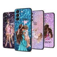 Protection Case Coque for Realme 6 5s 7i 8i V25 7 8 9 Pro 6s Narzo 9i 5 8Pro 9 5G Speed 7Pro 9 Silicone Shining Mama Mom Girl Electrical Connectors