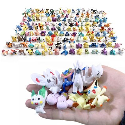 ZZOOI Oversized Pokemon Action Figure Large 3.3-5CM Not Repeating Figures Model Toys Pokémon Figure Pikachu Anime Kids Collect Gifts