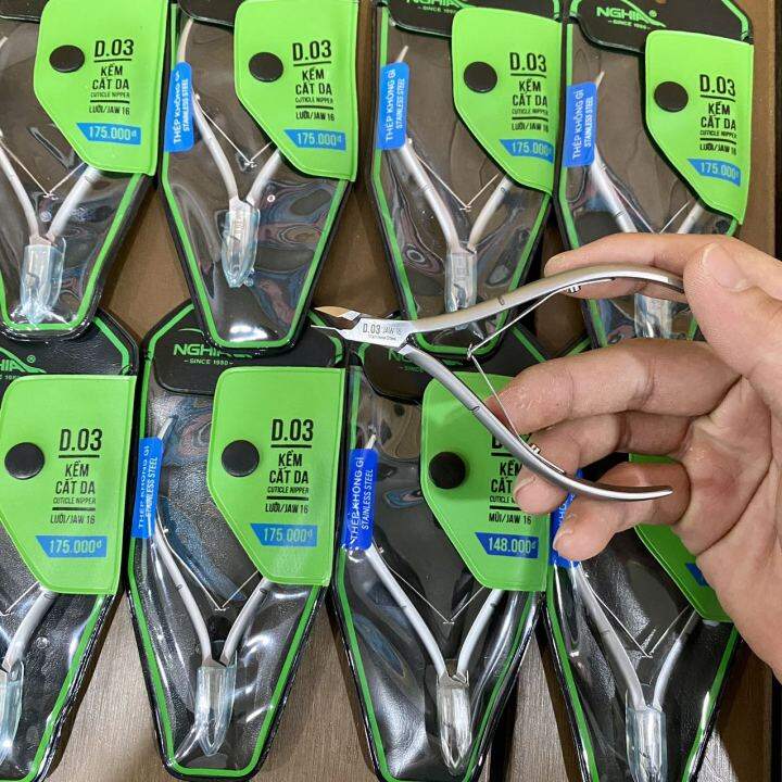 Nghia Tagliacuticole Acciaio Inox Kem Nghia D09 Ganascia 16 SET 5 - Foto 3