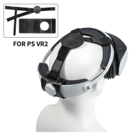 สายรัดศีรษะสำหรับ PS VR2 VR แว่นตาบีบอัดลดน้ำหนักปรับสบายคาดศีรษะยึดคงที่อุปกรณ์ PSVR2