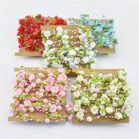 [Popular Accessory] H603 5เมตร/ล็อต8มม.เส้นลูกปัดไข่มุกเอ็นตกปลาดอกไม้ประดิษฐ์ Garland ดอกไม้ตกแต่งงานแต่งงานตกแต่ง