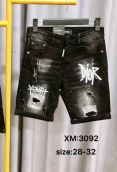 Quần short jean nam đen rách 3092 chất bò vải dày co dãn mẫu mới nhất cao cấp MEN98-FASHION