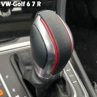 【DT】 hot  Gear Shift Knob Lever Stick Cover Car Accessories For Volkswagen VW Golf 7 Golf MK6 MK7 R GTI Passat B7 B8 CC R20