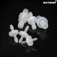 2/10pcs Plastic One-Way Non-Return Pagoda Inline Fluids Check Valve for Fuel Gas Liquid Ozone-Resistant Water Stop 3 4 6 8 10mm Plumbing Valves