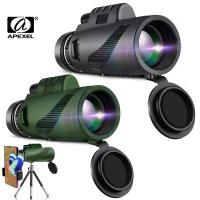 APEXEL New Upgraded 80X100 Monocular Powerful Phone escope With Metal Tripod Long Range Zoom for Camping Bird Watching