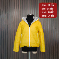 (มือสอง เหมือนใหม่) Yellow Padding Jacket เสื้อกันหนาวผู้ชายลุยหิมะ สีเหลือง