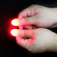 1คู่ไฟTricks Finger Light Thumbs Light Fingerของเล่นสั่งการด้วยเสียงPrankเครื่องมือสำหรับดำเนินการฮาโลวีน