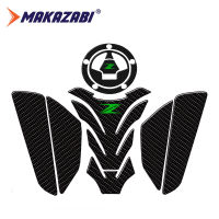 สำหรับKawasaki Z750 Z800 Z900 Z1000รถจักรยานยนต์3DถังPadป้องกันสติ๊กเกอร์ตกแต่งZโลโก้ถังน้ำมันมอเตอร์ไซค์สติกเกอร์แผ่นถังแก๊สป้องกัน3Dคาร์บอนไฟเบอร์กราฟิก