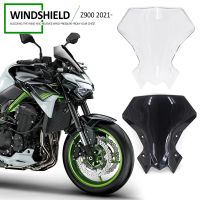 อุปกรณ์เสริมรถจักรยานยนต์ใหม่สำหรับ KAWASAKI Z900 Z แผ่นบังลม900กระจกบังลมแผ่นเบนทางลมอากาศ2020 2021 2022 2023