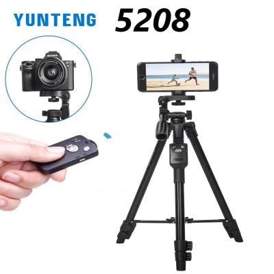 (ของแท้100%) รุ่น 5208 ชุด ขาตั้งกล้อง พร้อมรีโมทบลูทูธ รุ่น VCT-5208