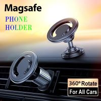 Magnet Phone Holder for iPhone 14 13 12 Pro Max Smarphone Universal Ring Magsafe Phone Mount Cellphone Bracket in Car Magnetic Car Mounts