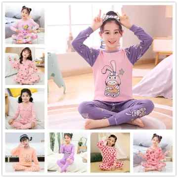 Little DR Sleepwear Suit for Kids Girls Underwear Set Cotton