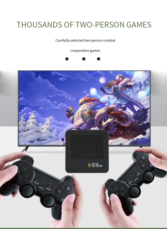 64/128/256G G11 Pro Game Box Video Game Console Dual System for Retro 3d  Games