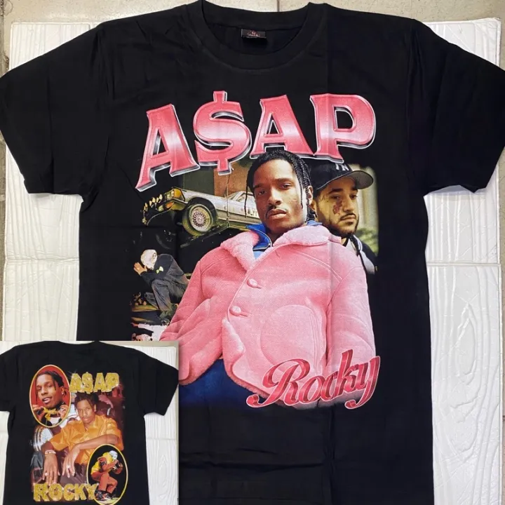 Asap Rocky Bootleg Hip Hop Black Shirt | Lazada PH