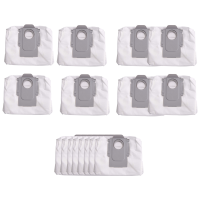 16Pcs Dust Bag Replacement Accessories for Roborock T8, G10S, Q7, MAX, Q7 Max+, S7 MAXV Ultra Robotic Vacuum Cleaner