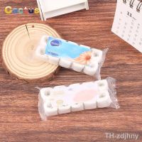 【hot】☢┋℡  1Pc 1:12 Dollhouse Miniature Paper Roll of Tissue Accessories Kids Pretend