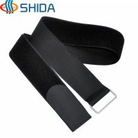 4pcs 5 cm Width 30 - 120 cm Length Cable Ties Nylon Strap Hook and Loop Magic Tape with Metal Buckle for Wire Management Cable Management