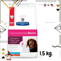 ?Lotใหม่ พร้อมส่งฟรี?  Hills Prescription Diet Gastrointestinal Biome Canine Small Bites เสริมสร้างสุขภาพทางเดินอาหารที่ดี ขนาด 1.5 kg.  ✨