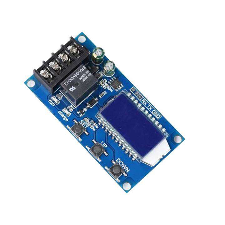 Universal digital display battery charger controller lcd circuit