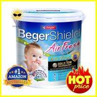 สีน้ำทาฝ้า BEGER SHIELD AIR FRESH PG-1000 สีขาว ด้าน 1 แกลลอน (3.8 ลิตร)WATER-BASED CEILING PAINT BEGER SHIELD AIR FRESH PG-1000 WHITE MATT 1GAL **ทักแชทได้ค่ะ ยินดีบริการ**