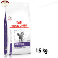 สุดปัง ส่งฟรี ? ROYAL CANIN NEUTERED SATIETY BALANCE CAT อาหารแมว ทำหมัน ทั้งตัวผู้และตัวเมีย ขนาด 1.5 kg.  ?