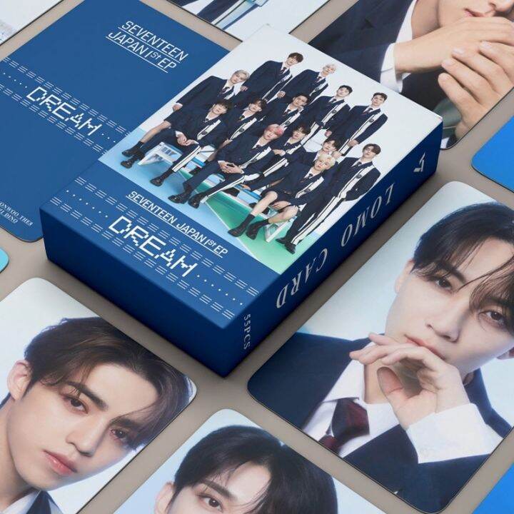 pea-โปสการ์ดอัลบั้มรูปภาพ-seventeen-dream-55-ชิ้น-ต่อกล่อง