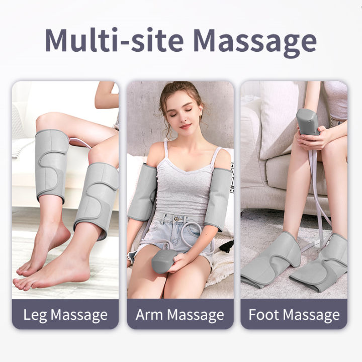 jinkairui-นวดขา-ถุงลมนิรภัยนวดนวดประคบร้อน-leg-massager-เครื่องนวดถุงลมเพื่อเรียวขาสวย-ใช้ได้ทั้งขาและแขน-ผ่อนคลายความปวดเมื่อย