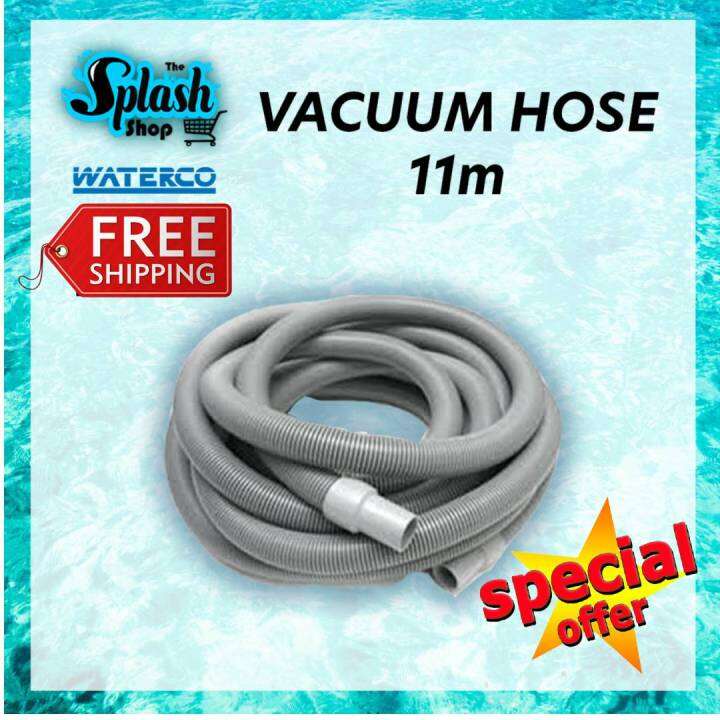𝐒𝐏𝐋𝐀𝐒𝐇 [𝐑𝐄𝐀𝐃𝐘 𝐒𝐓𝐎𝐂𝐊] WATERCO VACUUM HOSE 11 METER Lazada