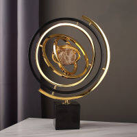 SY Modern Light Luxury Globe ตกแต่งห้องห้องนั่งเล่นตู้ทีวีตู้ไวน์ตกแต่งโรงแรมล็อบบี้ Porch Decoration