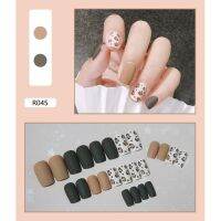 24PCSSET European And American Style False Nails Creative Nail Art Essential Nail Products For Internet