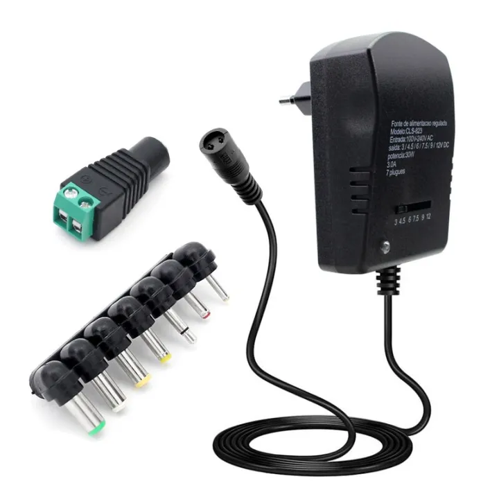 Universal Source 12V Volt Power Supply Adjustable Transformer AC 220V