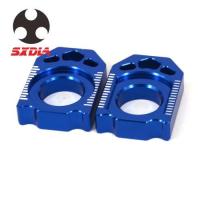 Motorcycle CNC Aluminum Rear Chain Adjuster Axle Blocks For Yamaha YZ 125 125X 250 250F 250X 450F 450FX WR 250F 450R 250R 250X