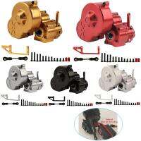 กระปุกเกียร์ตัดโลหะพร้อมเกียร์สำหรับ SCX10ตามแนวแกน AX10รถบรรทุก1/10ตีนตะขาบ RC ชิ้นส่วนอัพเกรดใหม่