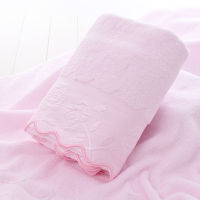 Rose Lace Bath Towels for Adults Cotton Large 70*140 Terry Bath Towel Soft Absorbent Face Towel Quick-dry Washcloth for Shower