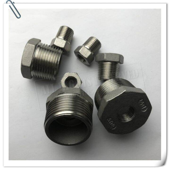 3/8" Male Npt To 1/4" Female Npt Female Reducing/reducer Bushing Pipe