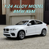 1:24 BMW X6M SUV Coupe รุ่นรถ Diecasts &amp; ของเล่นโลหะรถรุ่นจำลองสูงคอลเลกชันเด็ก Toy