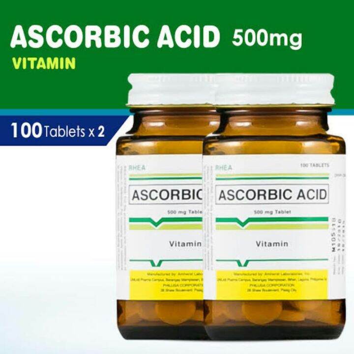 Promo, 2 Bottles Rhea Ascorbic Acid Vitamin C☚ Lazada PH