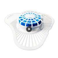 สามเหลี่ยมบล็อกโถปัสสาวะปัสสาวะถัง Solid Aromatic นำเข้า Soft Biological Mold Splash-Proof Toilet Net Mens Toilet 128G