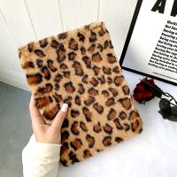 【A PRETTY】สำหรับ iPad Pro 11 2021 Warm Fluffy Leopard Hair Silicon Back Cover สำหรับ iPad Air 4 2020 iPad 9.7 5/6th Air 2/3 10.5 Mini 1 2 3 4 5